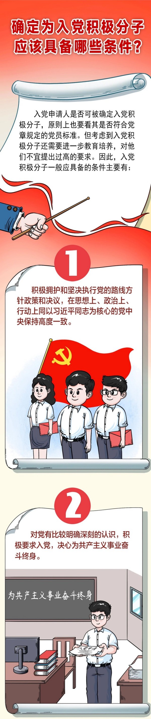 黨建課堂 | 第3期： 入黨積極分子的標(biāo)準(zhǔn)出爐，你符合幾條？