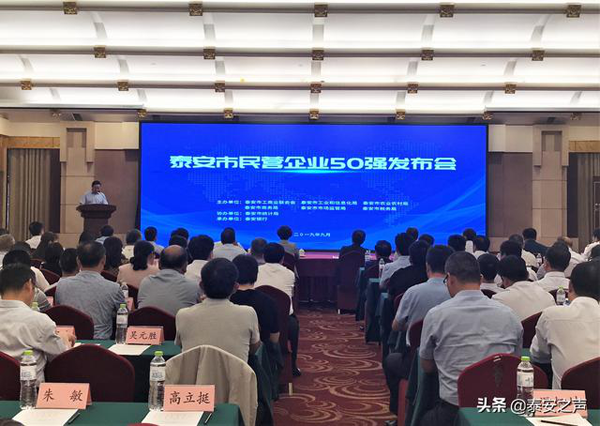 公司入選“泰安市民營(yíng)企業(yè)50強(qiáng)”