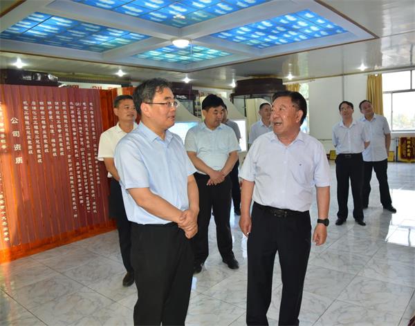 肥城市委副書記、市長展延安一行 蒞臨公司調(diào)研指導(dǎo)工作