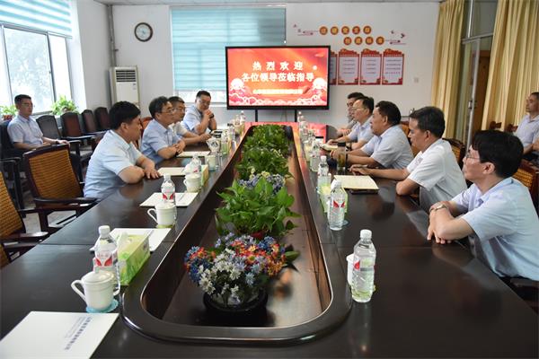 肥城市委副書記、市長展延安一行 蒞臨公司調(diào)研指導(dǎo)工作