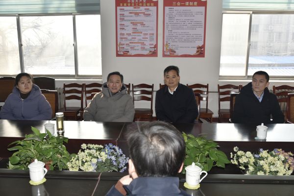 肥城市委常委、宣傳部部長步文蒞臨公司調(diào)研指導(dǎo)工作