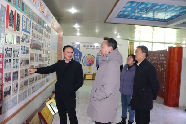 肥城市委常委、宣傳部部長步文蒞臨公司調(diào)研指導(dǎo)工作
