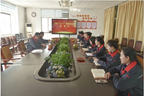 公司召開慶?！叭恕眹?guó)際婦女節(jié)座談會(huì)